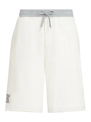 BRUNELLO CUCINELLI: Hosen Shorts - Shorts - Weiß