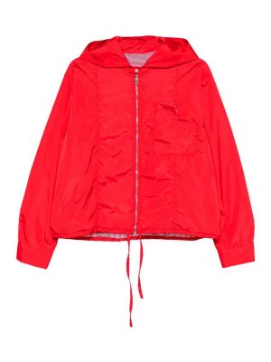 CUANTICO: casual jackets - Short Nylon Reversible Jacket With Hood