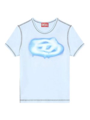 DIESEL: T-shirts - T-Shirt - Blau