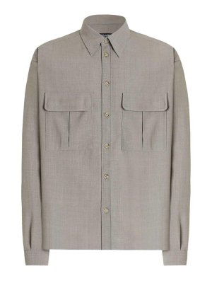 DOLCE & GABBANA: Hemden - Hemd - Grau