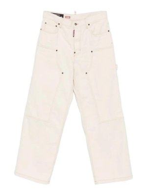 DSQUARED2: straight leg jeans - Baggy `Carpenter` Jeans