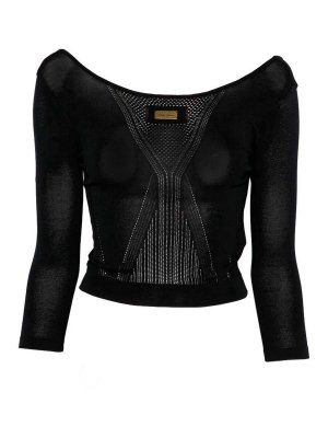 ELISABETTA FRANCHI: crew necks - Tricot Sweater