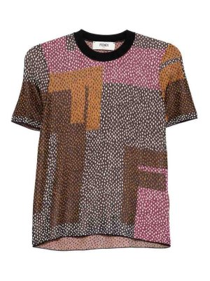 FENDI: crew necks - `Peppered Falena` Sweater