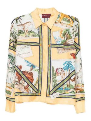 GUCCI: shirts - `Viaggiatore Immaginario` Shirt