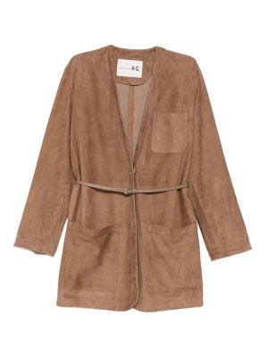 MANZONI24: Lederjacken - Lederjacke - Braun