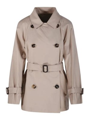 Max Mara: trench coats - `Maxmara Thecube` `Calle` Raincoat