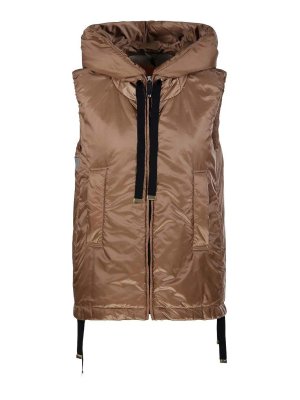 Max Mara: Kurze Daunenjacken - Daunenjacke - Beige