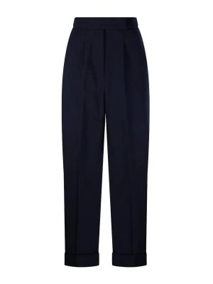 Max Mara: Pantalones casual - Pantalón Casual - Azul