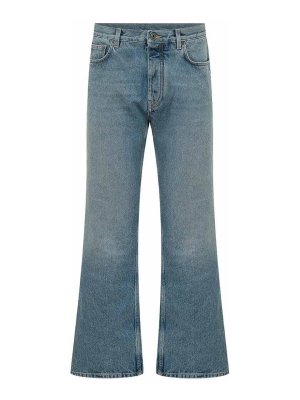 OFF-WHITE: jeans dritti, a sigaretta - Jeans rilassanti slim
