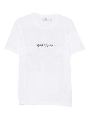 OFF-WHITE: T-shirts - T-Shirt - Weiß