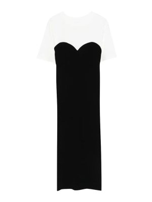 PATRIZIA PEPE: ニーレングスドレス - 膝丈ドレス - 白