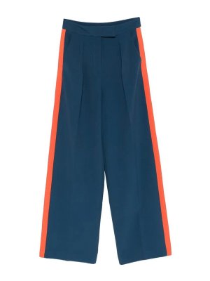 PATRIZIA PEPE: casual trousers - Fluid Pants With Bands