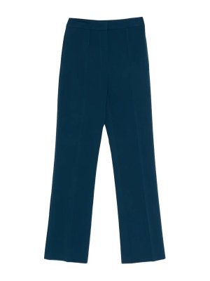 PATRIZIA PEPE: pantaloni casual - Pantaloni slim in viscosa