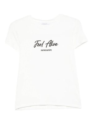 PATRIZIA PEPE: Camisetas - Camiseta - Blanco