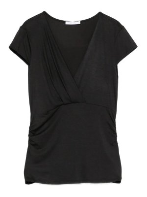 PATRIZIA PEPE: t-shirt - T-shirt  con scollo a V