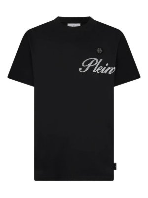 PHILIPP PLEIN: t-shirts - Round-Neck T-Shirt Signature