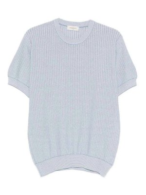 PIACENZA 1733: maglia collo rotondo - Maglione girocollo a maniche corte