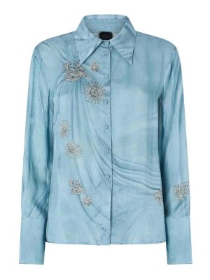 Pinko: Chemises - Chemise - Bleu Clair