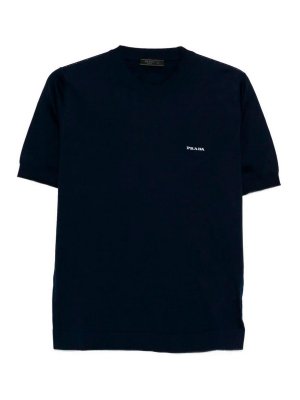 PRADA: crew necks - Cotton Round Neck
