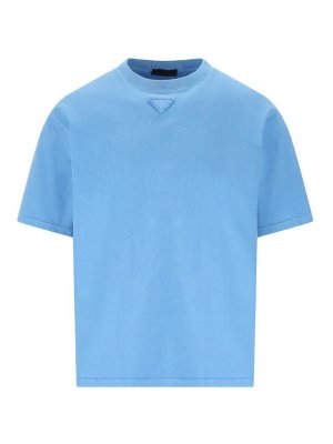 PRADA: t-shirts - Cotton T-Shirt