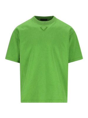 PRADA: t-shirts - Cotton T-Shirt