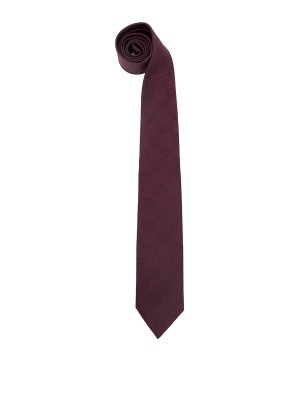 GUCCI: ties & bow ties - `Gg Seven` Tie