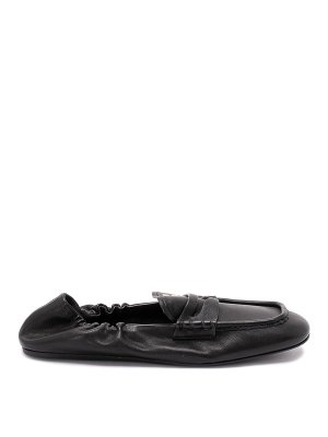 MIU MIU: Loafers & Slippers - Ruches Nappa Leather Loafers