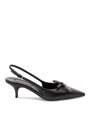 MIU MIU: court shoes - Leather Sling-Back Pumps