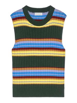 DRIES VAN NOTEN: クルーネック - クルーネック - 緑