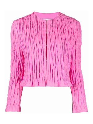 m.s.g.m.: casual jackets - Geraffte Blusejacke In Pink