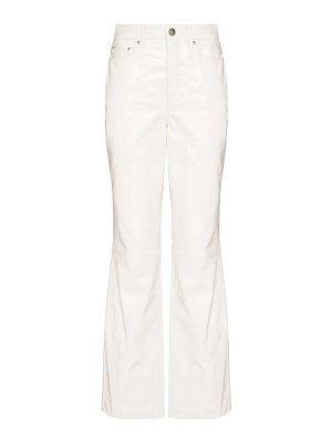 REMAIN Birger Christensen: Pantalons en cuir - Pantalons En Cuir - Blanc