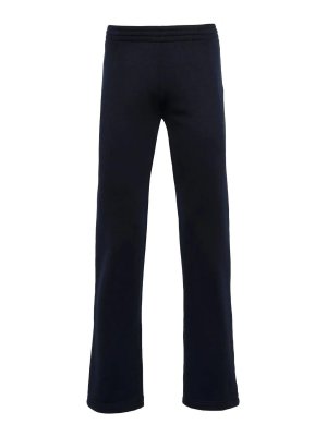 BALENCIAGA: casual trousers - Terry Low-Waist Cotton Pants