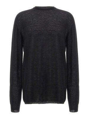 RICK OWENS: クルーネック - クルーネック - 黒