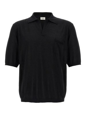 SAINT LAURENT: t-shirts - Wool T-Shirt