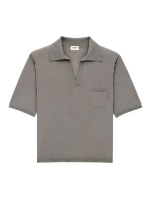 SAINT LAURENT: polo shirts - Polo Manches Courtes Loose
