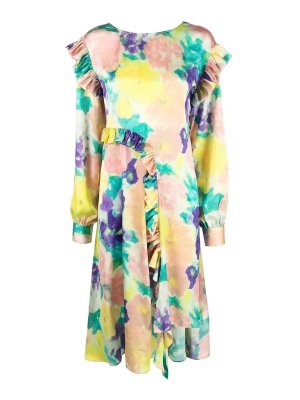 REMAIN Birger Christensen: knee length dresses - Satin Dress