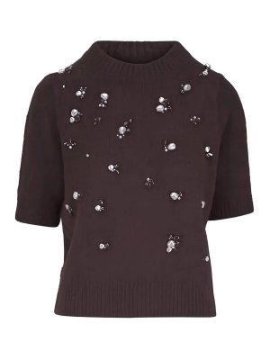 DOROTHEE SCHUMACHER: Pull col rond - Pull Col Rond - Marron