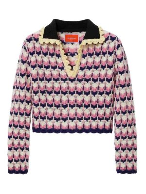 LA DOUBLEJ: polo - Polo con taschino a maniche lunghe