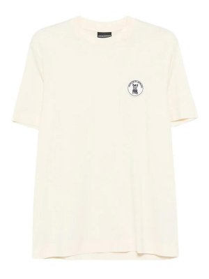 EMPORIO ARMANI: Tシャツ - Tシャツ - 白