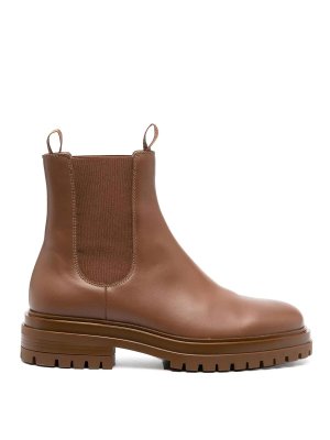 Gianvito Rossi: Bottes - Bottes - Marron