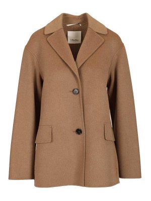 S MAX MARA: blazers - Single-Breasted Double Wool Jacket