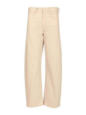 S MAX MARA: カジュアルトラウザー - カジュアルパンツ - ベージュ