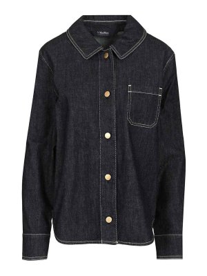 S MAX MARA: シャツ - シャツ - ブルー