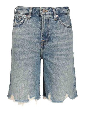 7 FOR ALL MANKIND: Hosen Shorts - Shorts - Hellblau