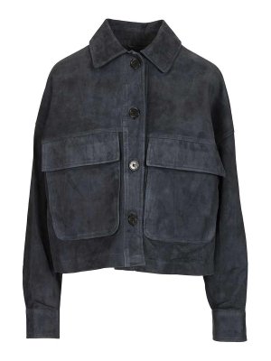 ARMA: Lederjacken - Lederjacke - Blau