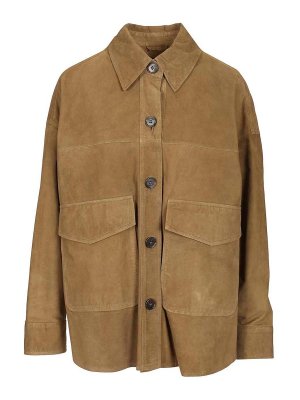 ARMA: leather jacket - Suede Jacket