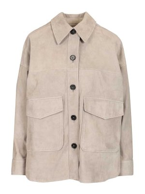 ARMA: Lederjacken - Lederjacke - Grau