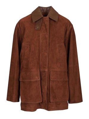 ARMA: leather jacket - Suede Jacket Elsa