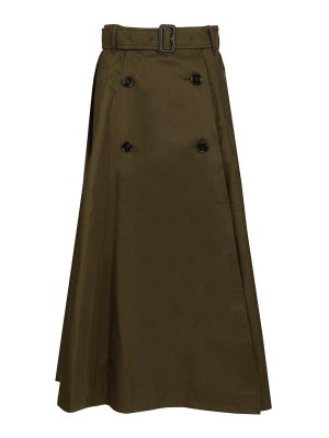 BURBERRY: gonne al ginocchio  e longuette - Gonna trench midi