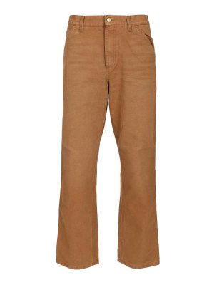 CARHARTT: casual trousers - Single Knee Pant Organic Cotton